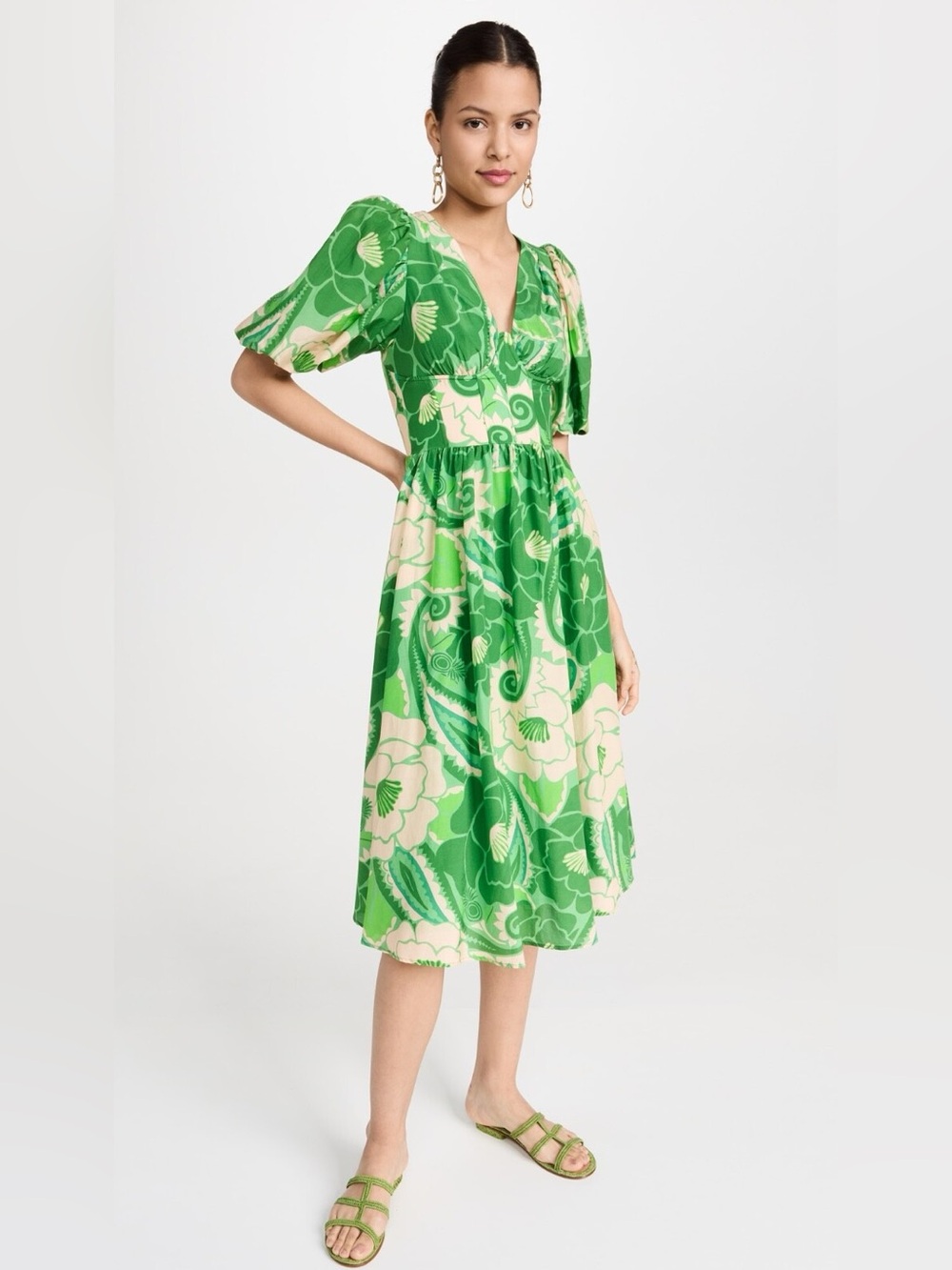 FARM Rio Tropical Groove Midi Dress